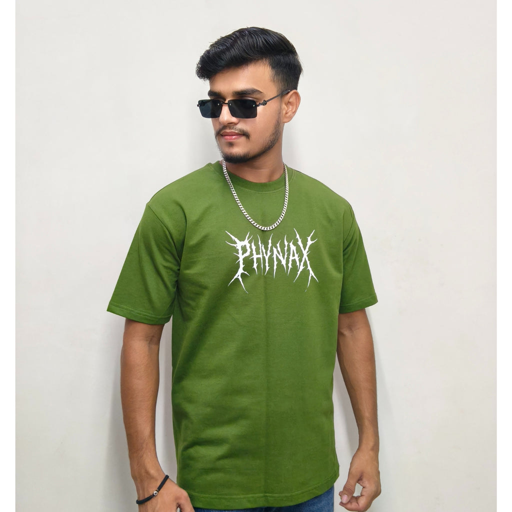 Phynax Men,s Premium Army Green Colour , 100% Cotton , 210GSM , Comfort & Soft