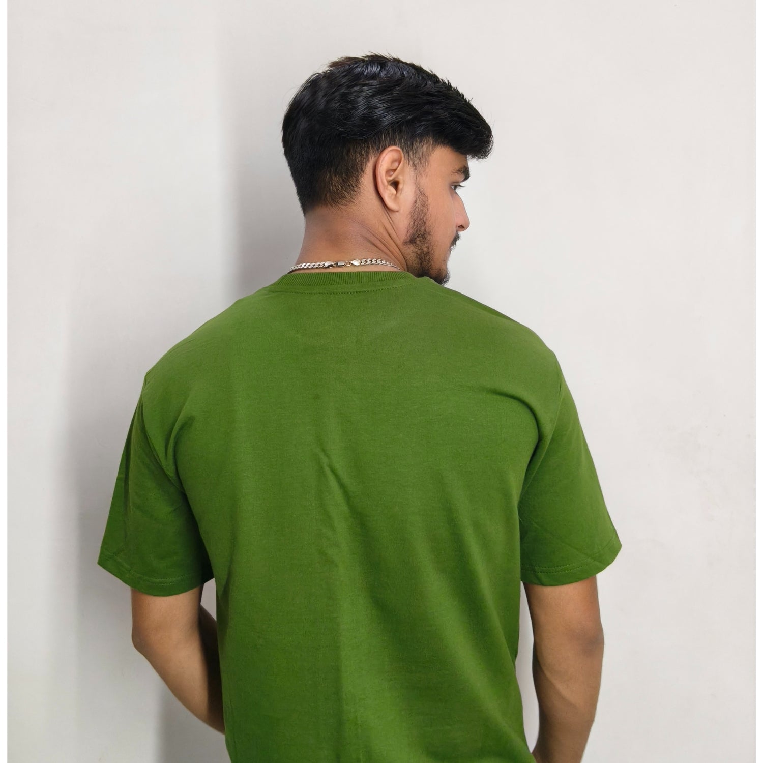Phynax Men,s Premium Army Green Colour , 100% Cotton , 210GSM , Comfort & Soft